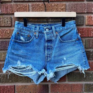 Levi's 501 Denim Jean Shorts Size 27